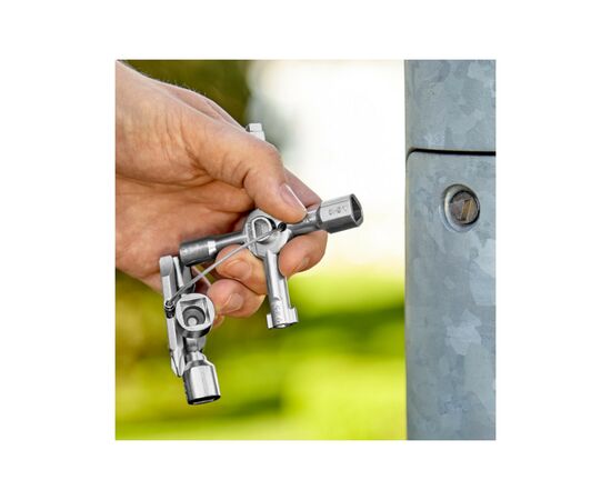 Ключ KNIPEX TwinKey для электрошкафов (00 11 01), изображение 7 Ключ KNIPEX TwinKey для электрошкафов (00 11 01), изображение 7
