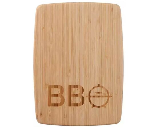 Дошка для нарізання Bergner Bbq lovers 30х22 см бамбук (BG-39987-AA), зображення 2 Дошка для нарізання Bergner Bbq lovers 30х22 см бамбук (BG-39987-AA), зображення 2