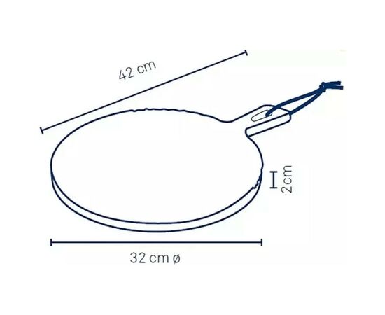 Дошка для нарізання Kela Cosma 32х32 см бамбук (12435), зображення 2