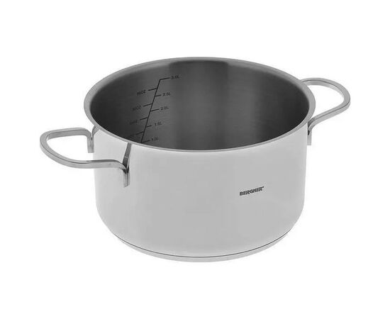 Набор посуды Bergner Classic 1.7 л, 2.3 л, 3.3 л 6 предметів (BG-6284), изображение 4 Набор посуды Bergner Classic 1.7 л, 2.3 л, 3.3 л 6 предметів (BG-6284), изображение 4
