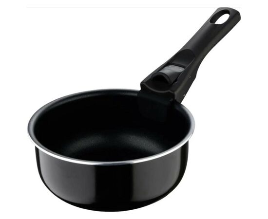 Набор посуды Bergner Click&Cook ковші 16/18/20 см 4 предмета (BG-31608-BK), изображение 2 Набор посуды Bergner Click&Cook ковші 16/18/20 см 4 предмета (BG-31608-BK), изображение 2