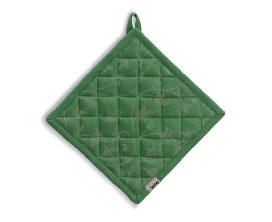 Кухонная прихватка Kela Cora 20x20 см зелений візерунок (12819)