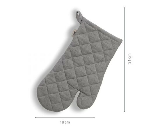 Кухонна прихватка Kela Puro 31x18 см сіра (12803), зображення 2 Кухонна прихватка Kela Puro 31x18 см сіра (12803), зображення 2