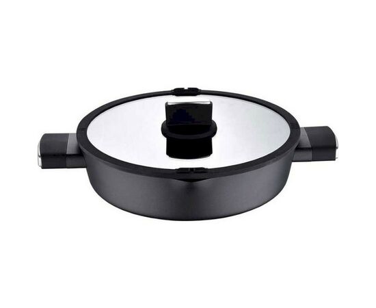 Сотейник Bergner Ion plus з кришкою 28 см (BG-35913-BK), изображение 2 Сотейник Bergner Ion plus з кришкою 28 см (BG-35913-BK), изображение 2
