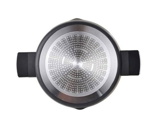 Сотейник Bergner Ion plus з кришкою 28 см (BG-35913-BK), изображение 6 Сотейник Bergner Ion plus з кришкою 28 см (BG-35913-BK), изображение 6