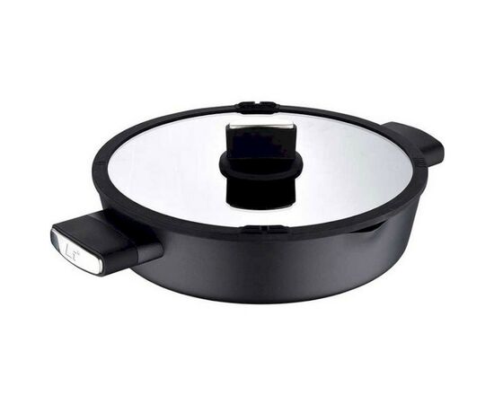Сотейник Bergner Ion plus з кришкою 28 см (BG-35913-BK)