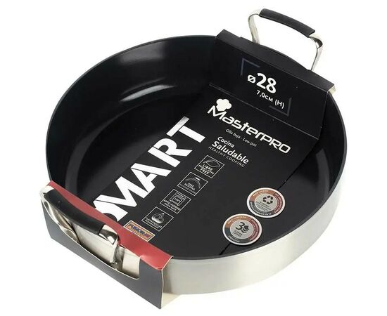 Сотейник MasterPro Smart 28 см (BGEU-3829), изображение 4 Сотейник MasterPro Smart 28 см (BGEU-3829), изображение 4