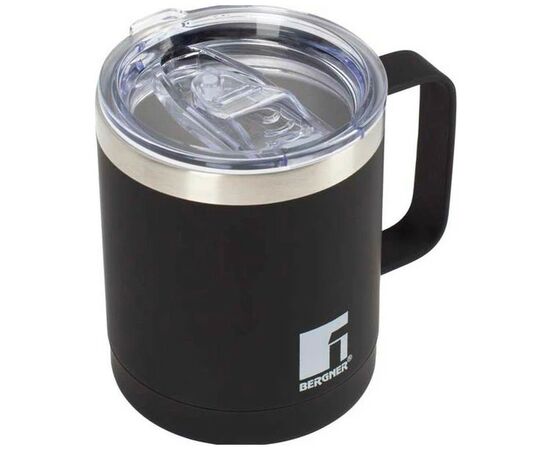 Термокружка Bergner Coffee & tea lovers 350 мл Black (BG-37788-BK), изображение 2 Термокружка Bergner Coffee & tea lovers 350 мл Black (BG-37788-BK), изображение 2