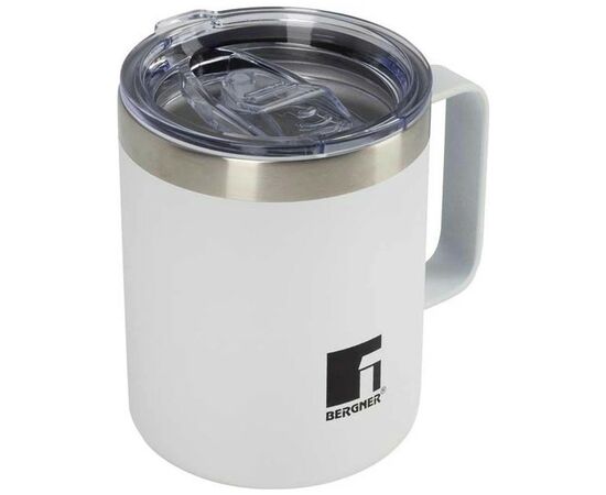 Термокружка Bergner Coffee & tea lovers 350 мл White (BG-37788-WH), изображение 2 Термокружка Bergner Coffee & tea lovers 350 мл White (BG-37788-WH), изображение 2