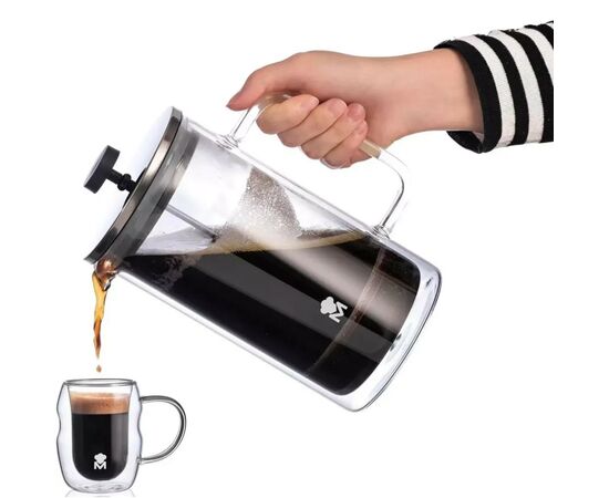 Френч-пресс MasterPro Foodies mixology 800 мл (BGMP-20213), изображение 5 Френч-пресс MasterPro Foodies mixology 800 мл (BGMP-20213), изображение 5