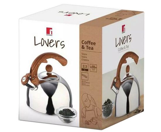 Чайник Bergner Coffee & tea lovers 2,3 л (BG-37305-MM), изображение 4 Чайник Bergner Coffee & tea lovers 2,3 л (BG-37305-MM), изображение 4
