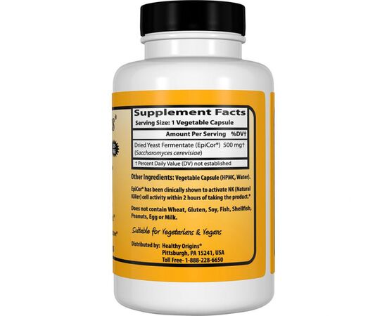 Вітамінно-мінеральний комплекс Healthy Origins Природна Захист Імунітету 500мг, EpiCor, 30 гелевих капс (HO57884), зображення 2 Вітамінно-мінеральний комплекс Healthy Origins Природна Захист Імунітету 500мг, EpiCor, 30 гелевих капс (HO57884), зображення 2