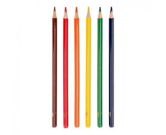 Олівці кольорові Yes 6 кол Ninja зелений (290729), зображення 2 Олівці кольорові Yes 6 кол Ninja зелений (290729), зображення 2