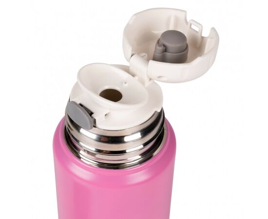 Поїльник-непроливайка Yes Термос Fusion з чашкою, 420 мл, рожевий (708208), зображення 3 Поїльник-непроливайка Yes Термос Fusion з чашкою, 420 мл, рожевий (708208), зображення 3