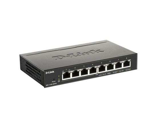 Коммутатор сетевой D-Link DGS-1100-08PV2, изображение 2 Коммутатор сетевой D-Link DGS-1100-08PV2, изображение 2