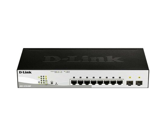 Комутатор мережевий D-Link DGS-1210-08P