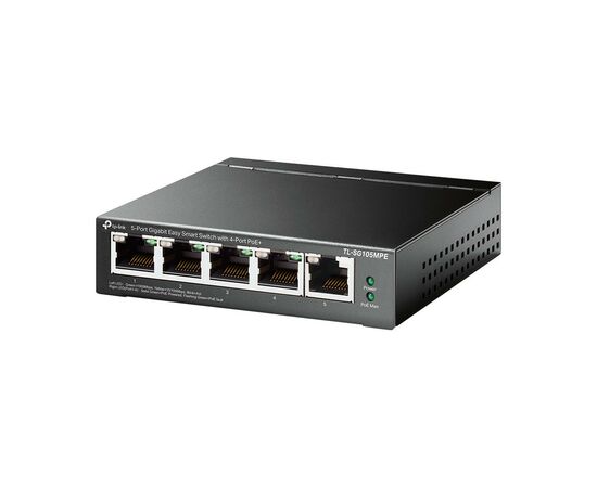 Коммутатор сетевой TP-Link TL-SG105MPE, изображение 2 Коммутатор сетевой TP-Link TL-SG105MPE, изображение 2