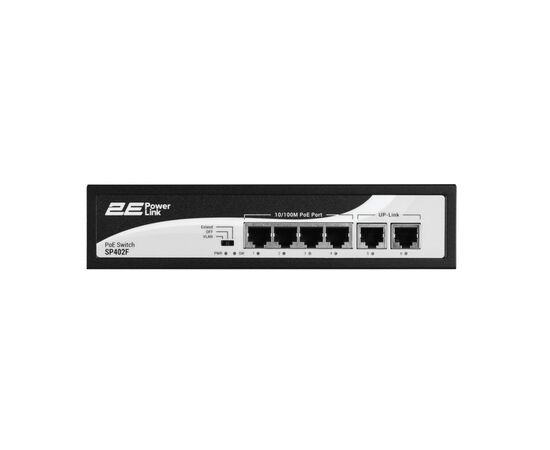 Комутатор мережевий 2E 2E-SP402F-2, зображення 7 Комутатор мережевий 2E 2E-SP402F-2, зображення 7