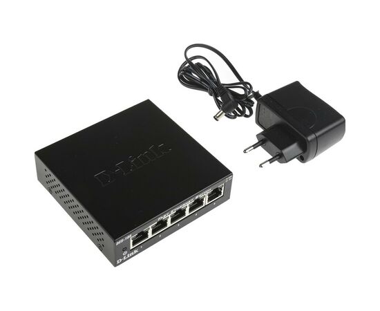 Коммутатор сетевой D-Link DES-105/E, изображение 4 Коммутатор сетевой D-Link DES-105/E, изображение 4