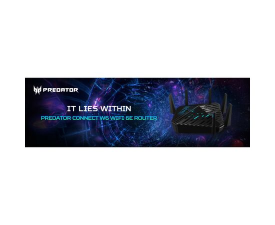 Маршрутизатор Acer Predator Connect W6 (FF.G22WW.001), изображение 8 Маршрутизатор Acer Predator Connect W6 (FF.G22WW.001), изображение 8