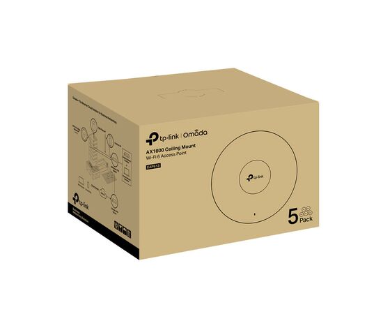 Точка доступа Wi-Fi TP-Link EAP613-5-PACK, изображение 6 Точка доступа Wi-Fi TP-Link EAP613-5-PACK, изображение 6