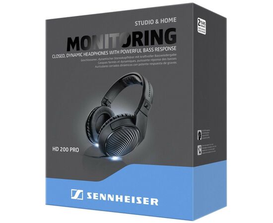 Наушники Sennheiser HD 200 PRO (507182), изображение 5 Наушники Sennheiser HD 200 PRO (507182), изображение 5