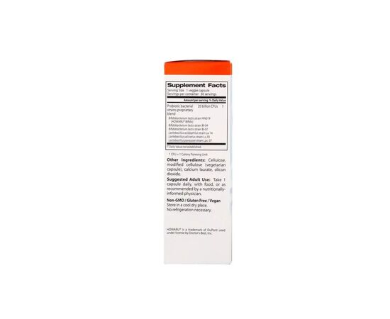 Пробиотики Doctor's Best Пробиотики, Digestive Probiotic, 20 МЛРД КОЕ, 30 вегетариан (DRB-00362), изображение 2 Пробиотики Doctor's Best Пробиотики, Digestive Probiotic, 20 МЛРД КОЕ, 30 вегетариан (DRB-00362), изображение 2
