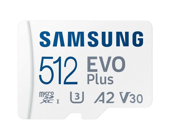 Карта памяти Samsung 512GB microSDXC calss 10 UHS-I V30 EVO (MB-MC512KA/EU), изображение 2 Карта памяти Samsung 512GB microSDXC calss 10 UHS-I V30 EVO (MB-MC512KA/EU), изображение 2