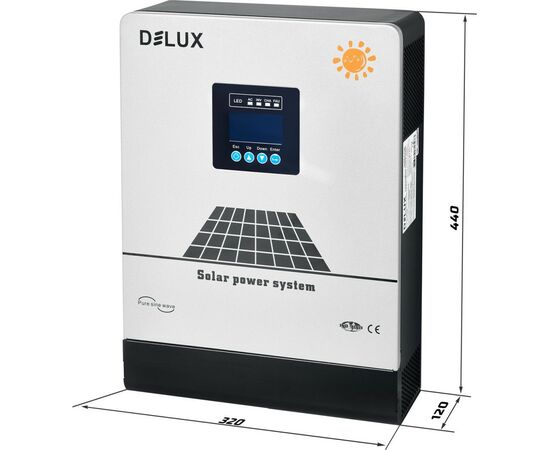 Инвертор Delux NKH-5KW 48V 80А MPPT (90021795), изображение 2 Инвертор Delux NKH-5KW 48V 80А MPPT (90021795), изображение 2