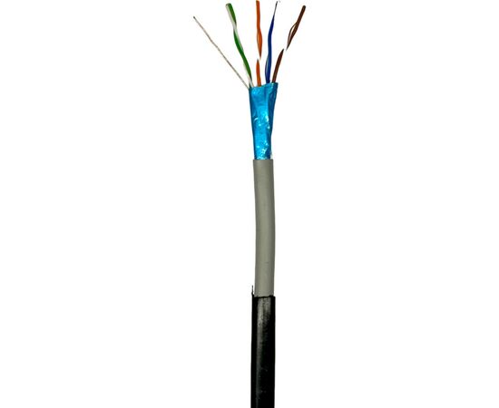 Кабель сетевой GEAR FTP 305м, cat.6, CCA, 4*2*0,51, PVC+PE, outdoor (GEC-FTPC6CCAOUT051305)