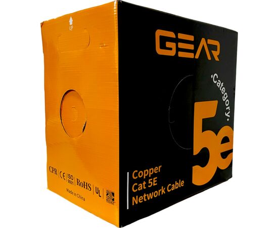 Кабель сетевой GEAR FTP 305м, cat.6, CU, 4*2*0,51, Reelex, indoor (GEC-FTPC6CUR051305), изображение 2 Кабель сетевой GEAR FTP 305м, cat.6, CU, 4*2*0,51, Reelex, indoor (GEC-FTPC6CUR051305), изображение 2