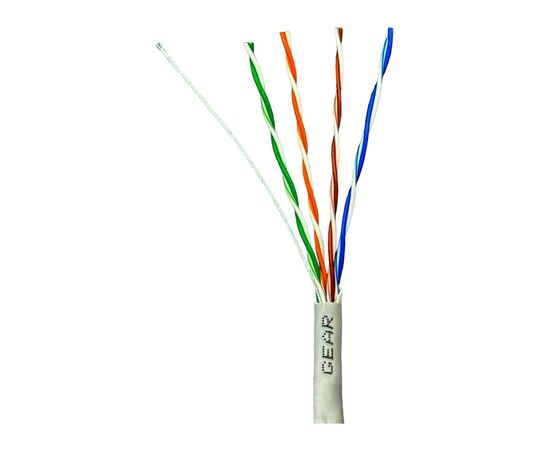 Кабель мережевий GEAR UTP 305м, cat.6, CU, 4*2*0,51, Reelex, indoor (GEC-UTPC6CUR051305)