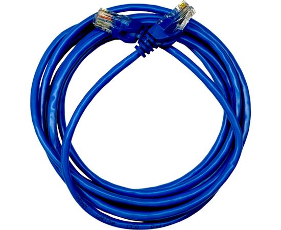 Патч-корд 1м UTP cat.5e, CCA, 24AWG, blue GEAR (GPC-UTPCCARJ45-1BE), зображення 2 Патч-корд 1м UTP cat.5e, CCA, 24AWG, blue GEAR (GPC-UTPCCARJ45-1BE), зображення 2