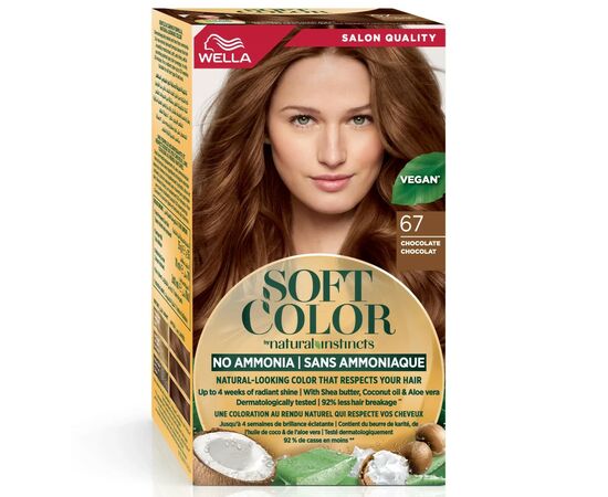 Краска для волос Wella Soft Color Безаммиачная 67 - Шоколад (3614228865791)