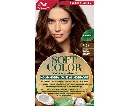 Фарба для волосся Wella Soft Color Безаміачна 50 - Світло-коричневий (3614228865821), зображення 2