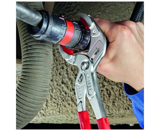 Ключ KNIPEX трубный переставной с резиновой накладкой (81 13 250), изображение 2 Ключ KNIPEX трубный переставной с резиновой накладкой (81 13 250), изображение 2