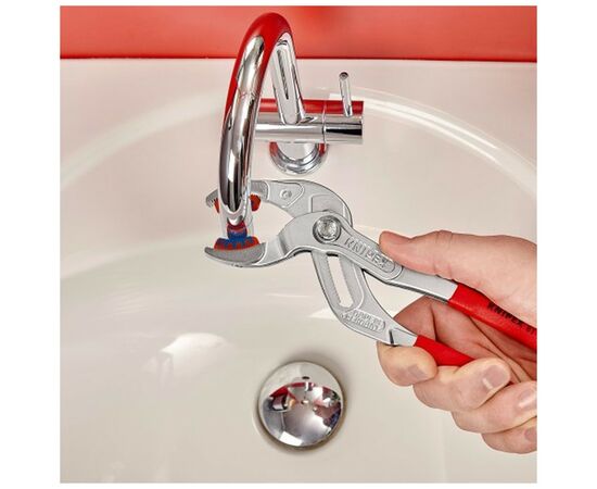 Ключ KNIPEX трубный переставной с резиновой накладкой (81 13 250), изображение 4 Ключ KNIPEX трубный переставной с резиновой накладкой (81 13 250), изображение 4