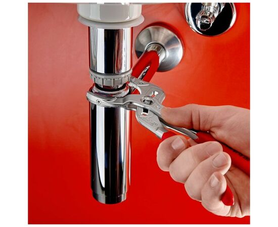 Ключ KNIPEX трубный переставной с резиновой накладкой (81 13 250), изображение 7 Ключ KNIPEX трубный переставной с резиновой накладкой (81 13 250), изображение 7