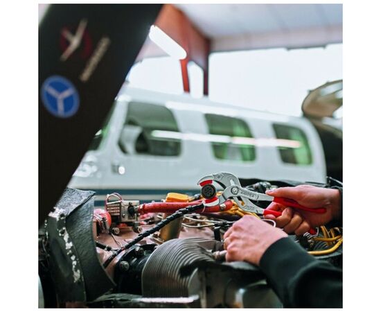 Ключ KNIPEX трубный переставной с резиновой накладкой (81 13 250), изображение 8 Ключ KNIPEX трубный переставной с резиновой накладкой (81 13 250), изображение 8