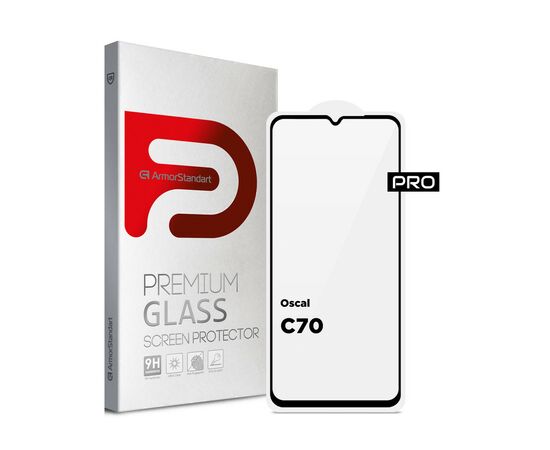 Стекло защитное Armorstandart Pro Oscal C70 Black (ARM71959)