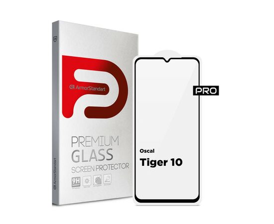 Стекло защитное Armorstandart Pro Oscal Tiger 10 Black (ARM75105)