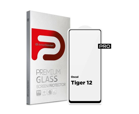 Стекло защитное Armorstandart Pro Oscal Tiger 12 Black (ARM75106)