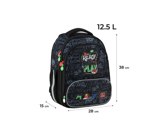 Рюкзак школьный GoPack Education 597M-6 Ready2Play (GO24-597M-6), изображение 2 Рюкзак школьный GoPack Education 597M-6 Ready2Play (GO24-597M-6), изображение 2