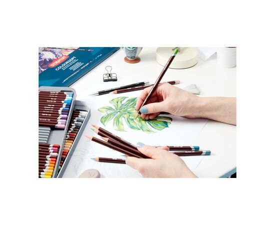 Карандаши цветные Derwent Coloursoft, 36 цветов (5028252188944), изображение 3 Карандаши цветные Derwent Coloursoft, 36 цветов (5028252188944), изображение 3