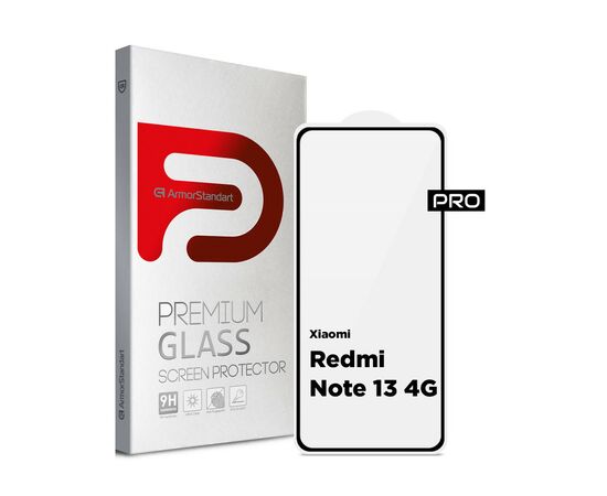 Стекло защитное Armorstandart Pro Xiaomi Redmi Note 13 4G Black (ARM72434)