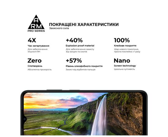 Стекло защитное Armorstandart Pro ZTE Nubia Neo 5G Black (ARM70678), изображение 5