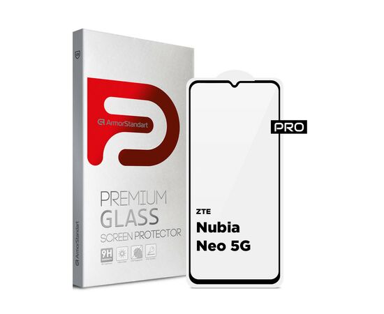 Скло захисне Armorstandart Pro ZTE Nubia Neo 5G Black (ARM70678)