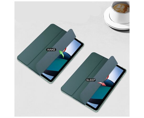 Чехол для планшета BeCover Soft Edge Stylus Mount Xiaomi Redmi Pad SE 11" Dark Green (710782), изображение 5 Чехол для планшета BeCover Soft Edge Stylus Mount Xiaomi Redmi Pad SE 11" Dark Green (710782), изображение 5