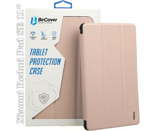 Чохол до планшета BeCover Soft Edge Stylus Mount Xiaomi Redmi Pad SE 11" Pink (710785)