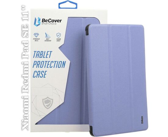 Чехол для планшета BeCover Soft Edge Stylus Mount Xiaomi Redmi Pad SE 11" Purple (710786)